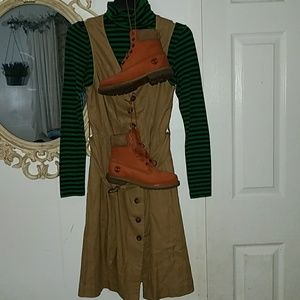 Mossimo Linen pinafore dress